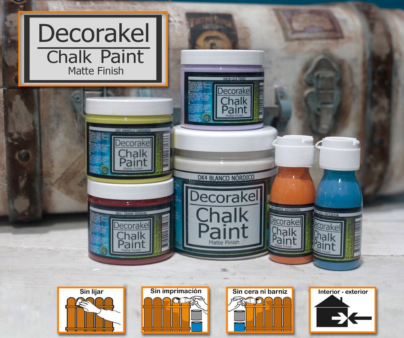 Pintura a la tiza o Chalk Paint: nuevos colores 2021